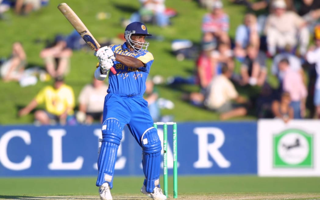 Sri Lankan cricket great Sanath Jayasuriya.