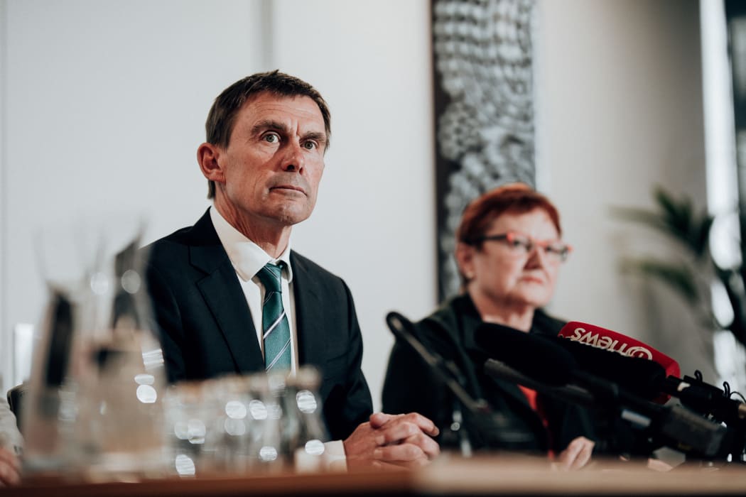 Wellington Mayor Andy Foster and deputy mayor Sarah Free.