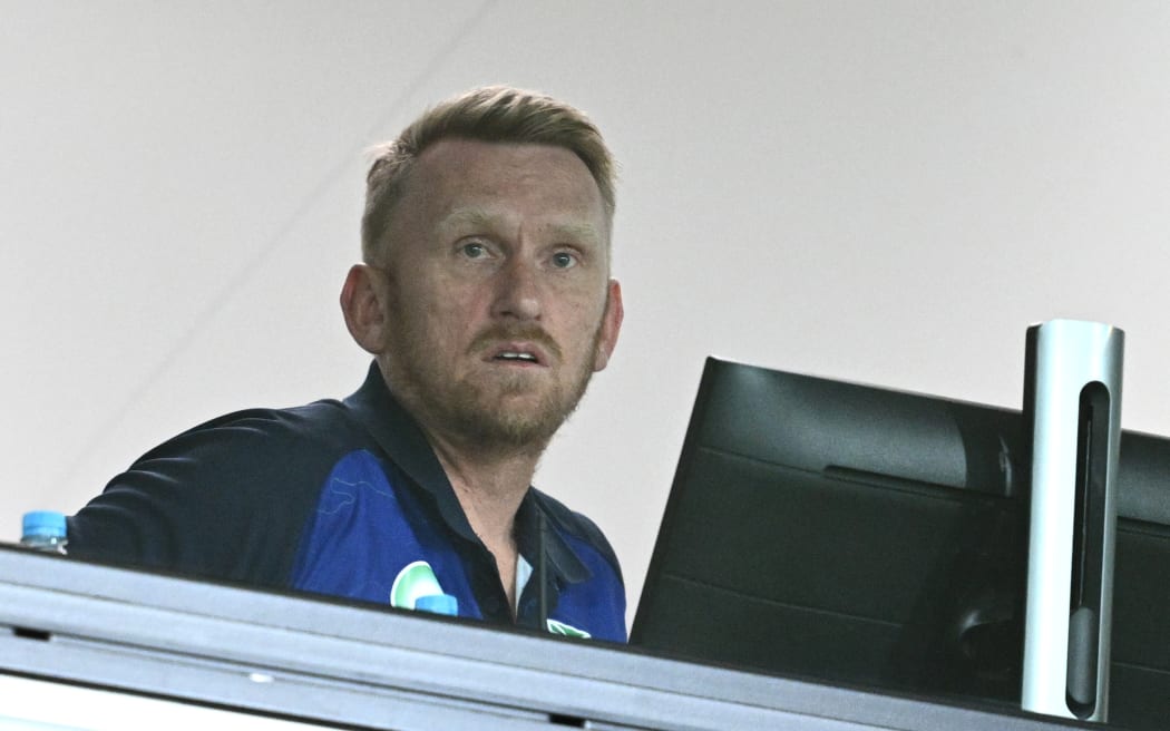 Warriors head coach Andrew Webster during the NRL Round 2 match between the Melbourne Storm and the New Zealand Warriors at AAMI Park in Melbourne.