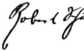 Signature of Robert Schumann