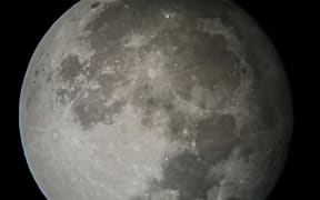 Images of the “supermoon” taken from a telescope in Christchurch overnight. PHOTO: SUPPLIED / SAM HALL