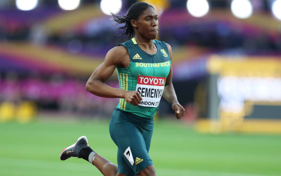 South African athlete Caster Semenya.