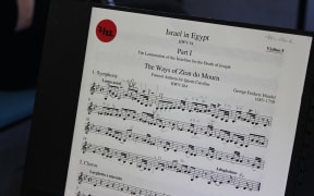 Israel in Egypt score, detail