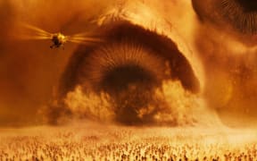 DUNE: DEUXIEME PARTIE
DUNE : PART TWO
2023
de Denis Villeneuve
d'apres le roman de Frank Herbert
based on a novel by Frank Herbert
COLLECTION CHRISTOPHEL © Warner Bros. - Legendary Entertainment - Warner Bros. Entertainment - Villeneuve Films
science fiction; sci-fi
visuel d'affiche (Photo by Warner Bros. - Legendary Enterta / Collection ChristopheL via AFP)