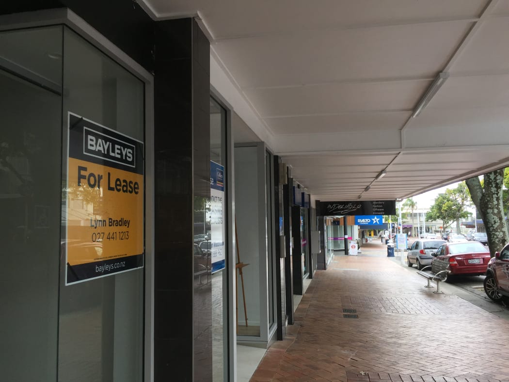 'For lease' signs are common around Tauranga's CBD
