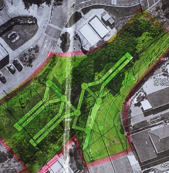 A drawing of the proposed $2.3m accessway to Fitzroy Beach in New Plymouth.
