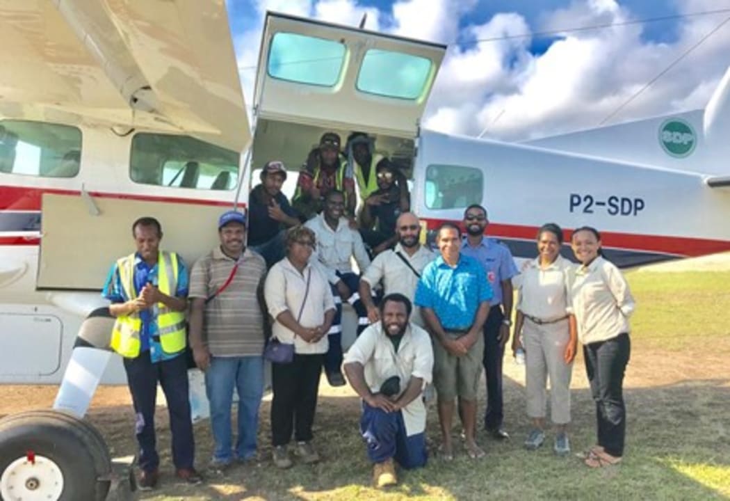 An Aerial Health Patrol team on the job in PNG's Western Province