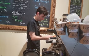 Wellington café assistant Connor Dempsey.