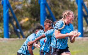 The Fijiana women's rugby team defeated Manusina Samoa 31-19 in a scrimmage match before the Women's Rugby World Cup in England.