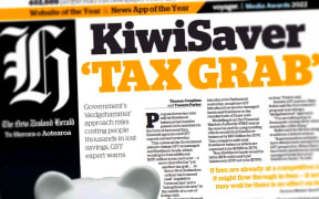 The New Zealand Herald front page last Wednesday.