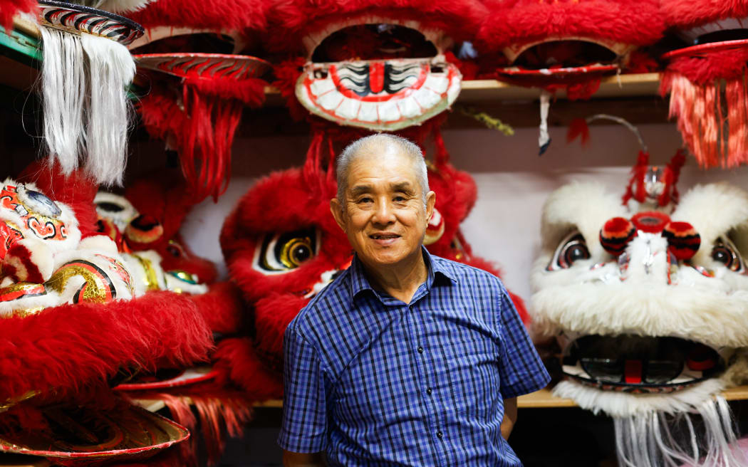 72-year-old Chengde Liu has been teaching lion dancing to the younger generation for 36 years.