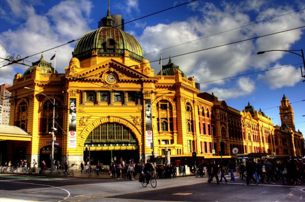 Flinders St Station in Melbourne