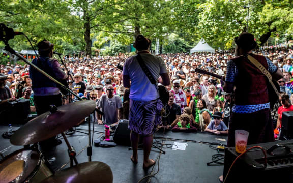 The Slacks on the Dell Stage - Womad