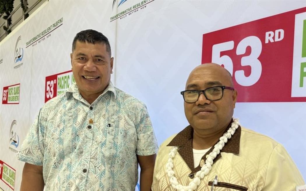 Aukusitino Vitale, General Manager - National, Office of the Council for the Ongoing Government of Tokelau & Alapati Tavite, Ulu-o-Tokelau, or head of government in Tonga in 2024.