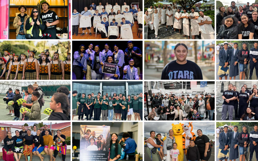 A collage of connection, care and community - Ōtara Youth Hub.