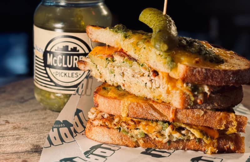 Toast on the Green’s McChickle and Bacon sandwich.