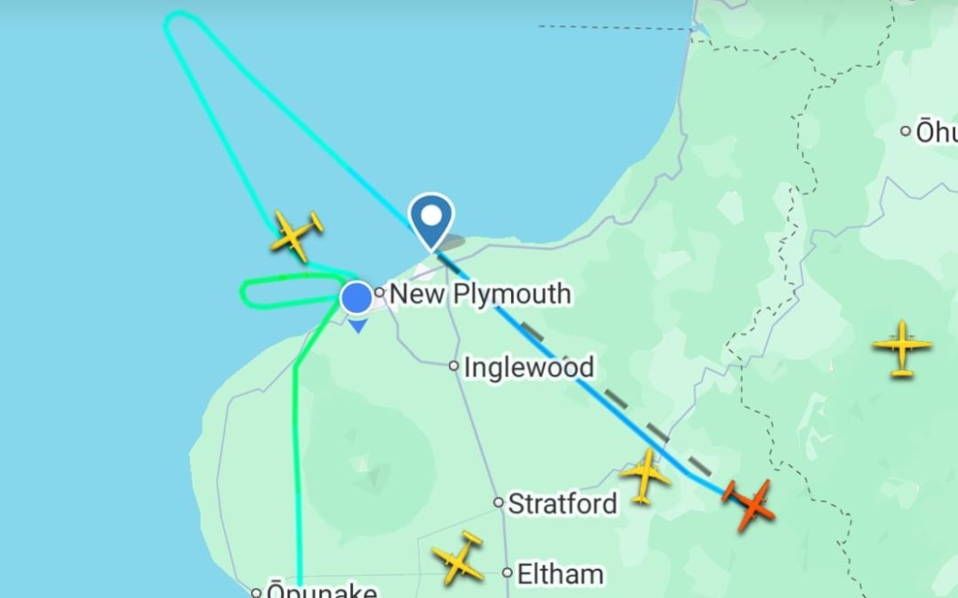 Flight NZ5768 has been diverted to Palmerston North