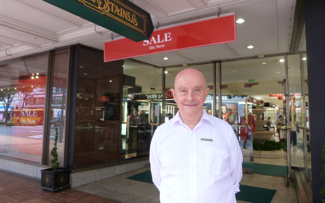 Kirkcaldie & Stains staff member Les Jones.