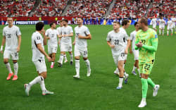 VANCOUVER, BRITISH COLUMBIA - JUNE 21: New Zealand warms up before the FIFA World Cup 2026 Group G match between New Zealand and Egypt at BC Place Vancouver on June 21, 2026 in Vancouver, British Columbia. (Photo by Emilee Chinn/Getty Images)