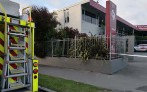 One person has been taken to hospital with serious injuries, after a fire broke out at a motel on Barbadoes Street in Christchurch this morning, the Fire Service says.