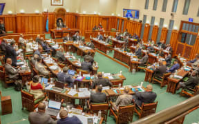 Fiji Parliament in session. 24 November 2023.