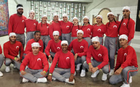 Fiji's Mata dance group during the International hiphop championship in Auckland in April.