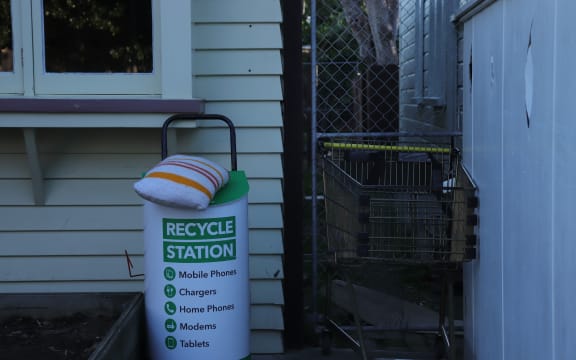Items left outside the outreach centre.