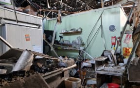 Damage to Golden Hut in Takanini.