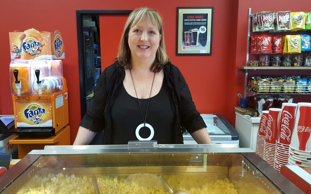 Hawera cinema manager Kirsty Bourke