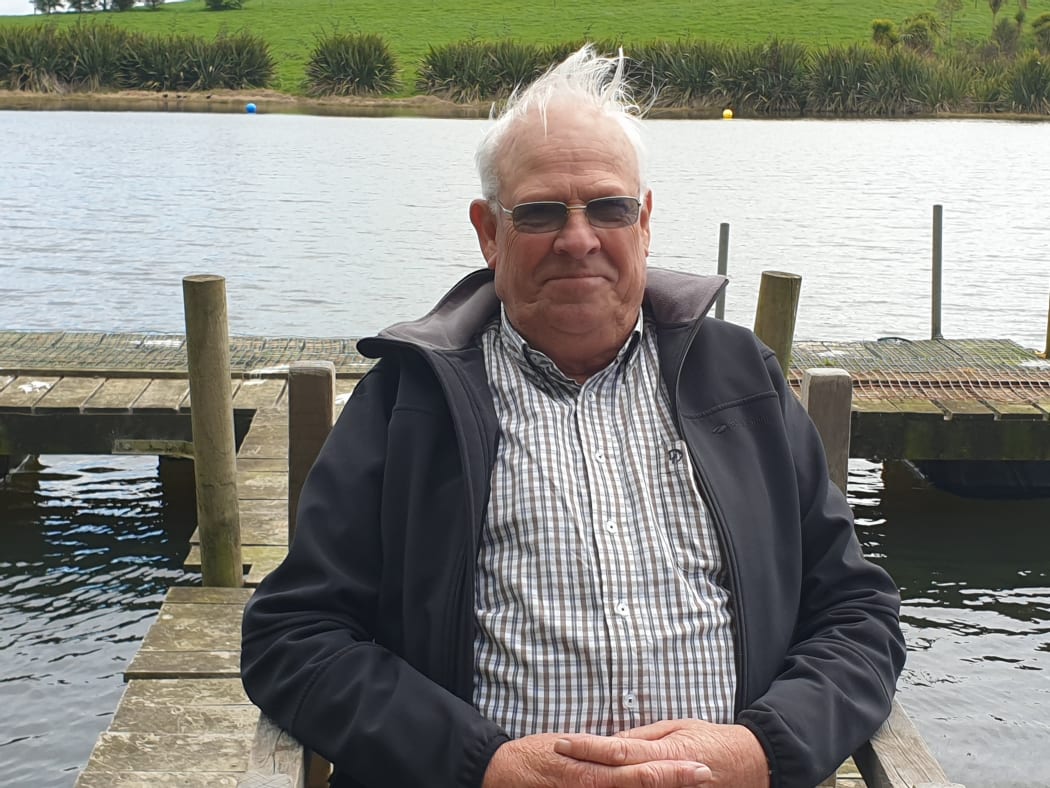 Morrinsville- protest organiser Lloyd Downing