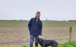 Farmer David Birkett.