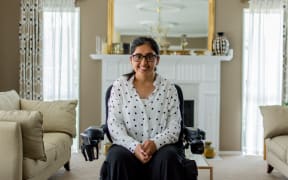 Latifa Daud at home in Auckland.