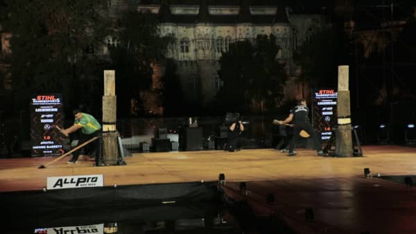 Rookie Taranaki axeman cuts it fine to win world title | RNZ