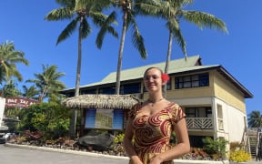 Cook Islands TV news director Tiana Hexton 2023.
