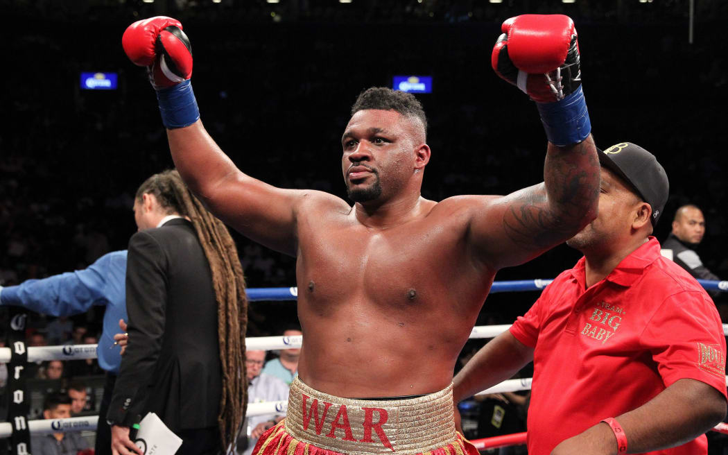 American heavyweight boxer Jarrell Miller.