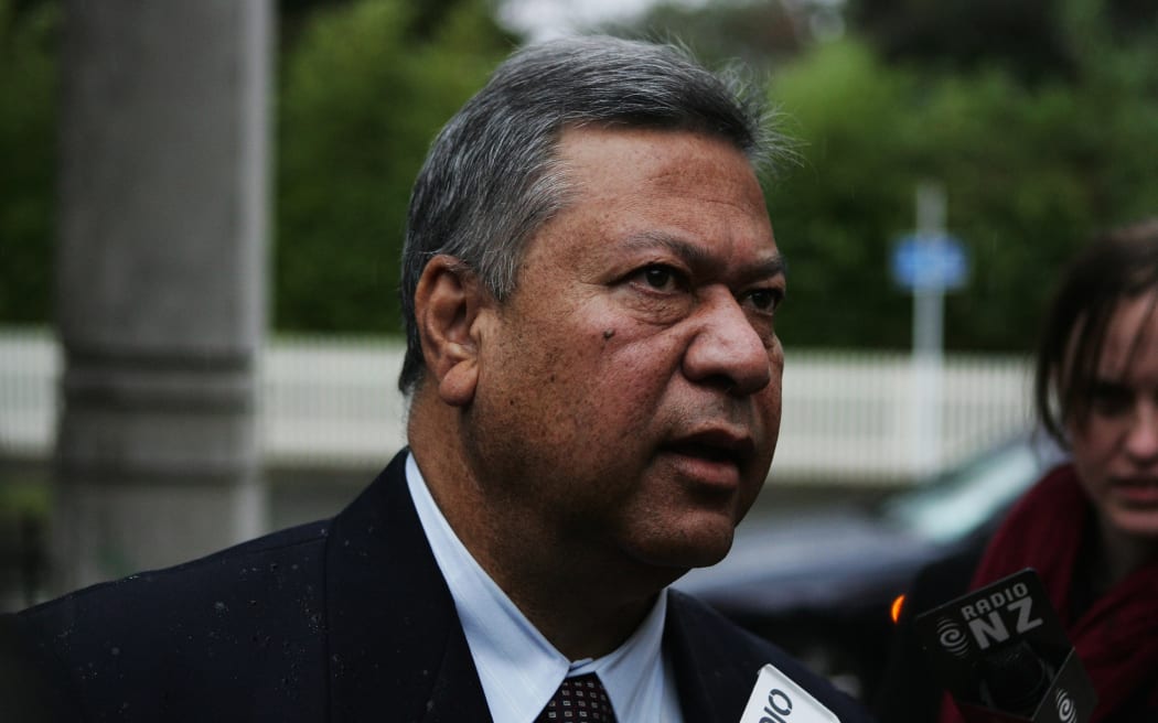 Mangere MP Taito Phillip Field arrives at the Auckland High Court to attend a hearing in which his legal team will fight bribery and corruption charges against him June 20, 2007 in Auckland, New Zealand.