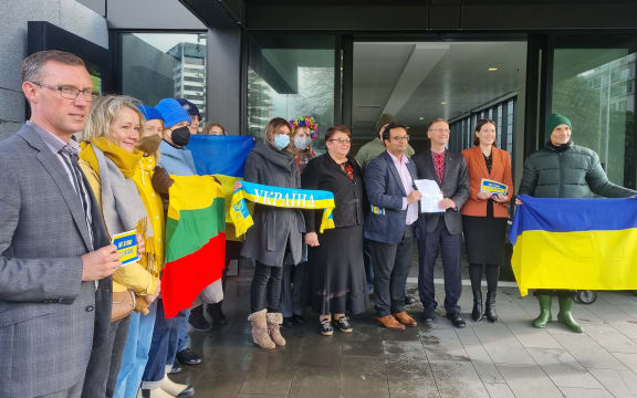 A petition has been delivered to Parliament, calling for the Russian ambassador to be expelled.