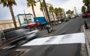 A rainbow pedestrian crossing has been painted over by Destiny Church members in Gisborne