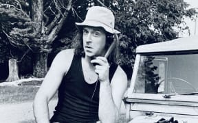 John Clarke as the gumboot-clad Taihape farmer Fred Dagg.