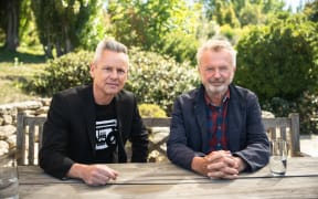 Sam Neill and Guyon Espiner sit down for an interview as part of 30 with Guyon Espiner, on location at Two Paddocks in Central Otago.