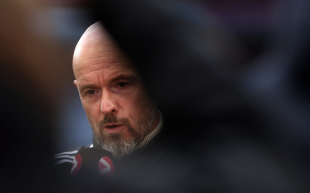 Manchester United's Dutch manager Erik ten Hag