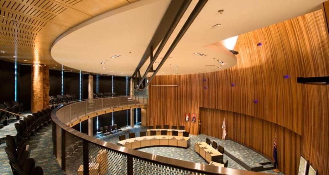 Local politicians want to keep the award winning former Waitakere City council chamber, as a community space.
