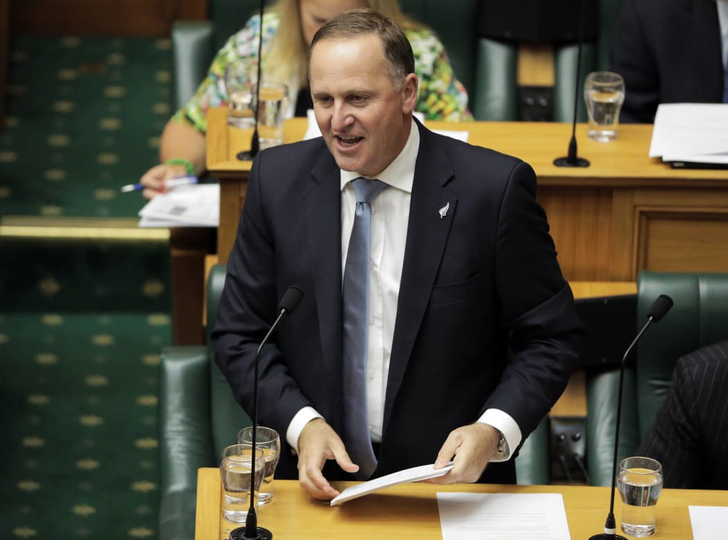 John Key in Parliament