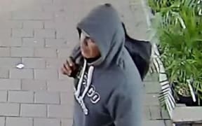 Police photo of the alleged armed ASB Bank robber