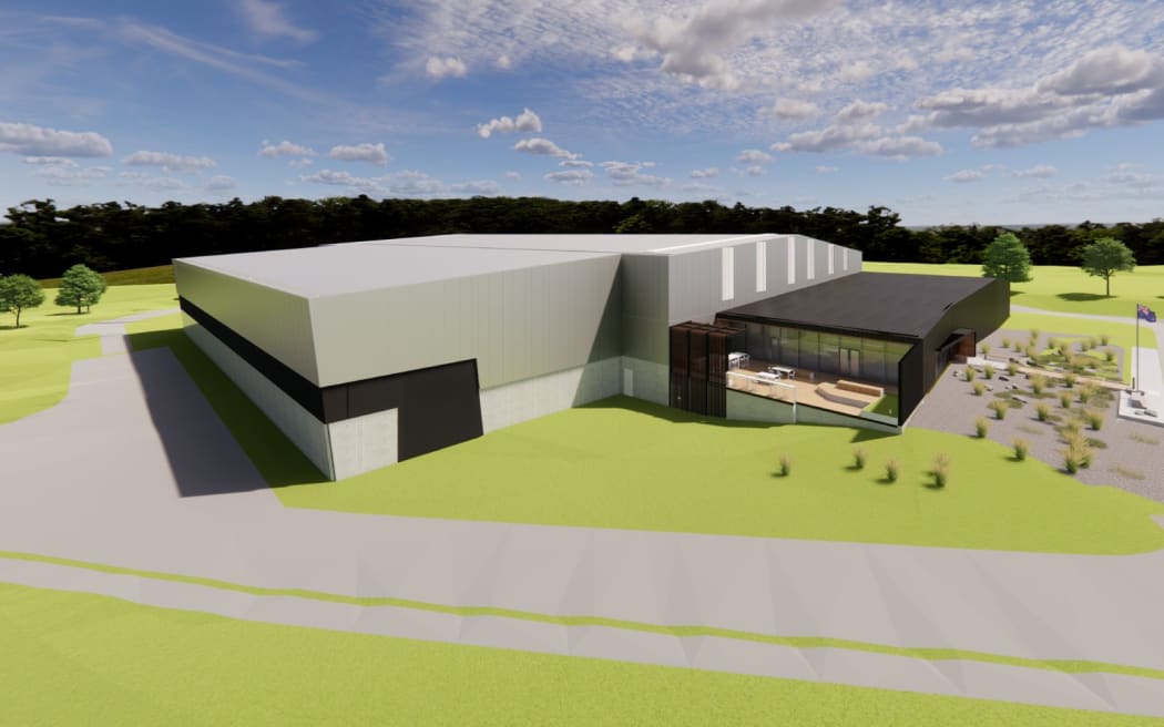 Mock-up of a new data centre in West Auckland.