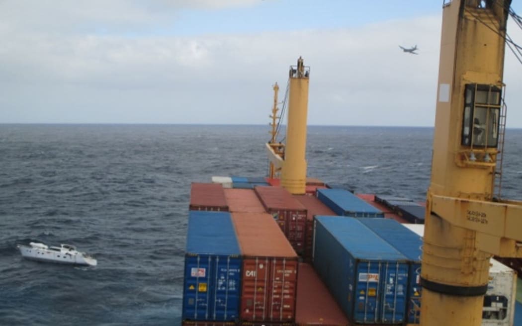 The surviving trio of the stricken yacht Platino is safely back in New Zealand and heaping praise on the crew of their rescuers.