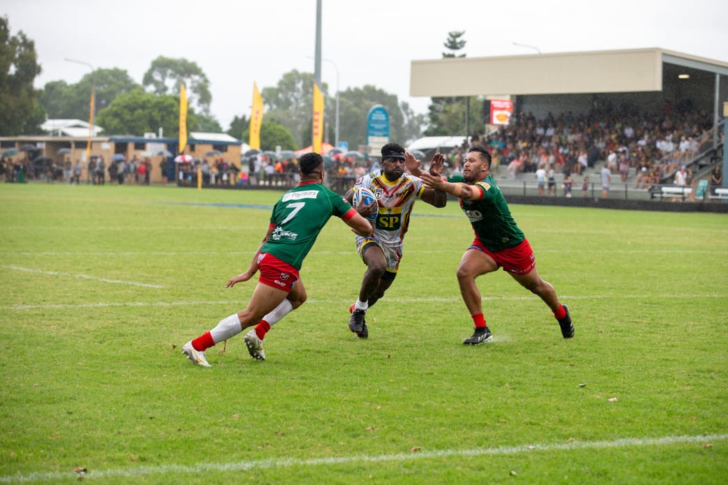 The PNG Hunters were pipped 20-18 by Wynnum-Manly in their 2021 season opener.