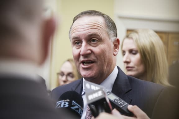 22082016 Photo: Rebekah Parsons-King. Caucas run. John Key.
