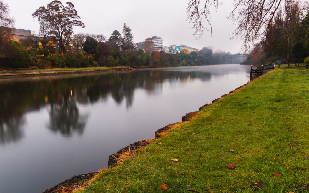 Waikato River, Hamilton Central, New Zealand.