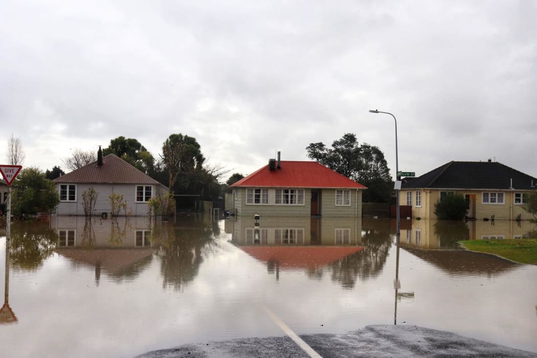 Westport Floods photographed by Anita O'Brien